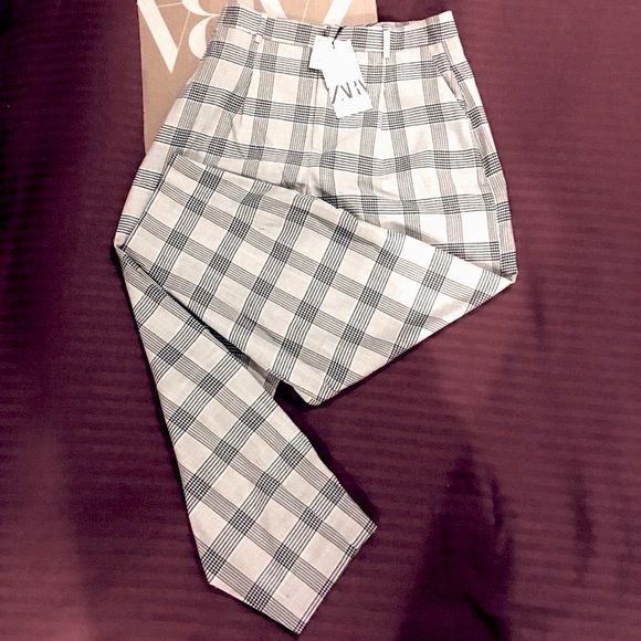 Zara Plaid Pants - Picture 8 of 9